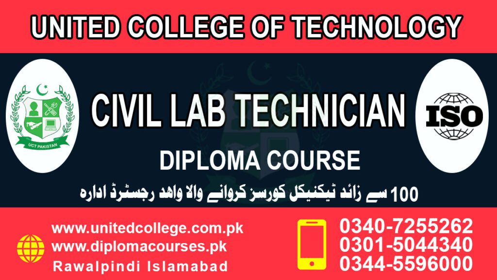 CIVIL LAB TECHNICIAN course in rawalpindi islamabad